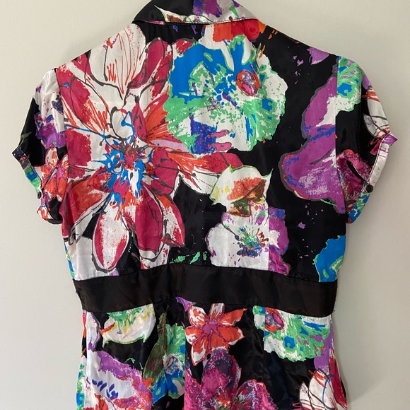 Colourful floral blouse - Picture 2 of 2